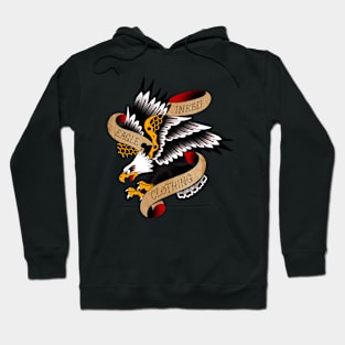 Inked Eagle and Banners Hoodie